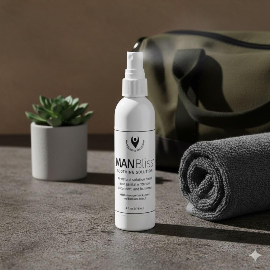 Man Bliss Soothing Spray for Men, Body Deodorant and Odor Eliminator Beauty and Personal Care V Blissful