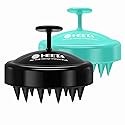 HEETA Scalp Massager Hair Growth 2-Pack, Soft Silicone Scalp Scrubber Shampoo Brush for Exfoliation Dandruff Removal Head Massage Stress Relax, Wet Beauty & Personal Care HEETA