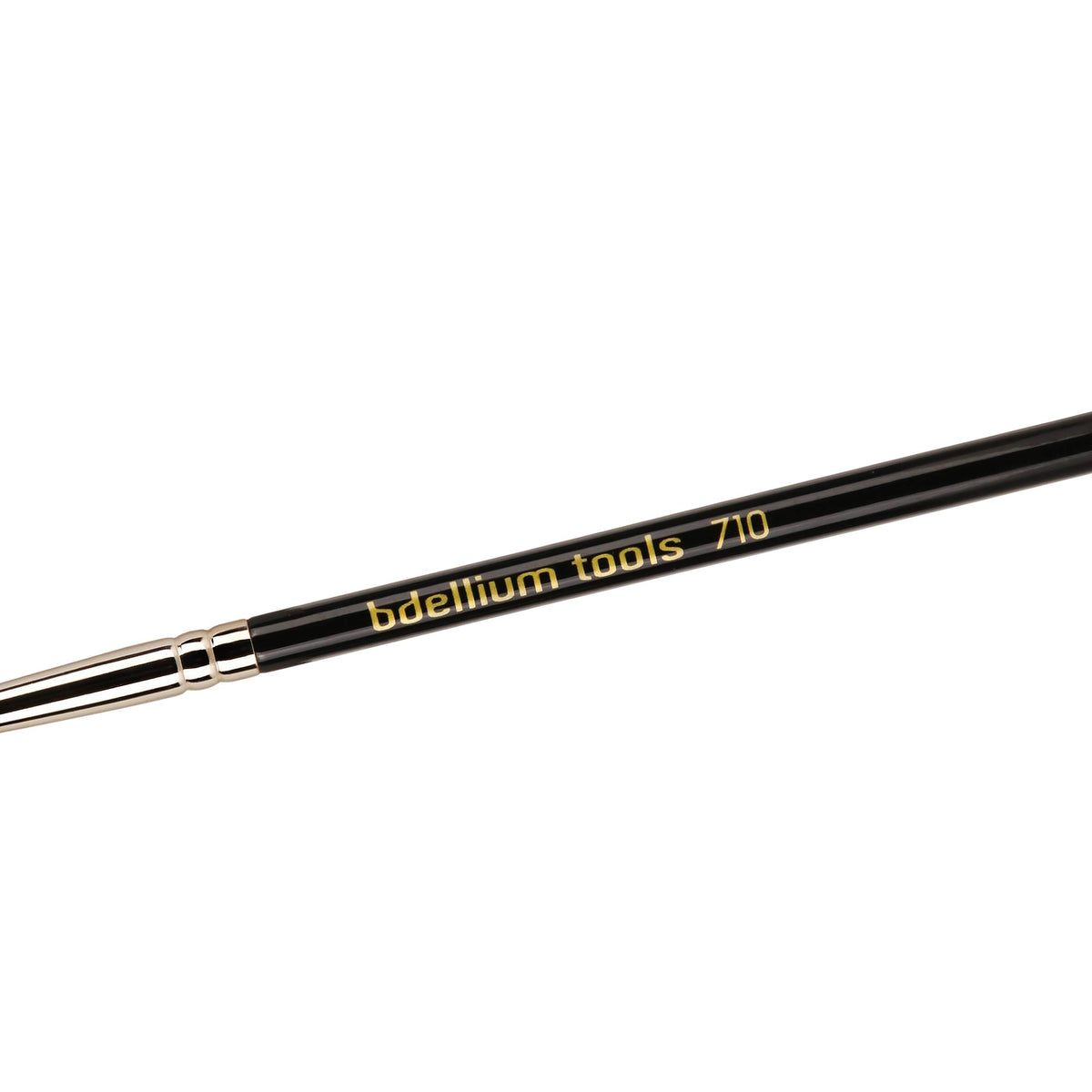 Bdellium Tools Professional Makeup Brush - Maestro Series 710 Eye Liner - With Soft Synthetic Fibers, For Creating Various Liner Styles (Black, 1pc)