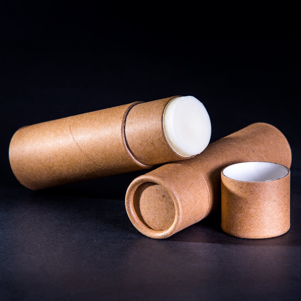 KJ's Krafts 3 OZ Kraft Paperboard Lip Balm Tubes (50, Eco-friendly) Beauty and Personal Care KJ's Krafts