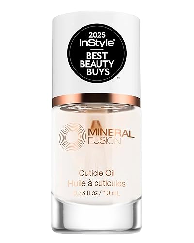 Mineral Fusion Cuticle Oil Nail Treatment - Natural Moisturizer with Vitamin E and Sweet Almond Oil - Softens & Protects Cuticles - Vegan, 99% Beauty & Personal Care Mineral Fusion