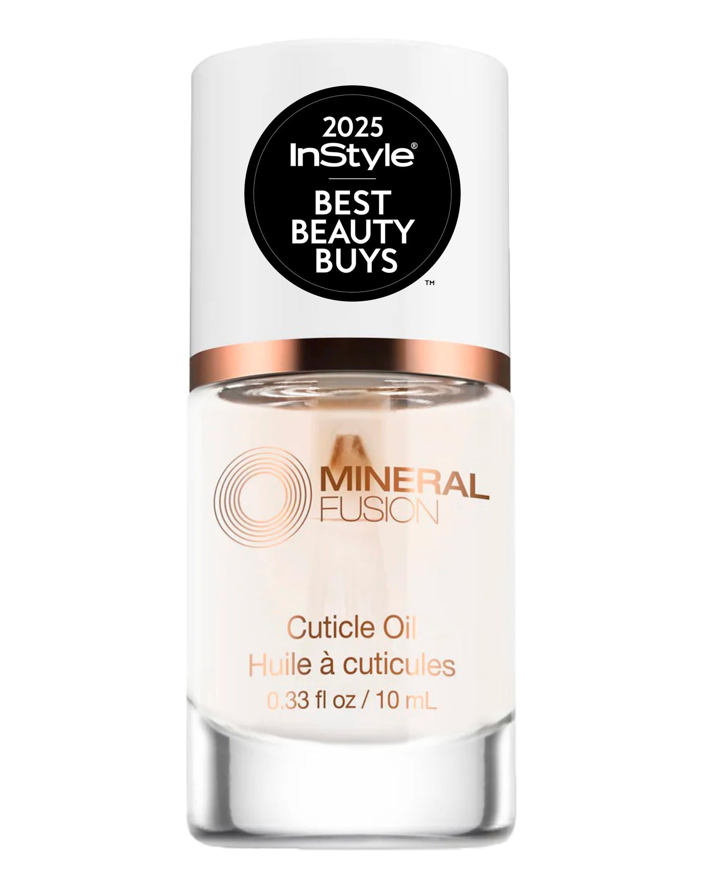 Mineral Fusion Cuticle Oil Nail Treatment - Natural Moisturizer with Vitamin E and Sweet Almond Oil - Softens & Protects Cuticles - Vegan, 99% Beauty & Personal Care Mineral Fusion