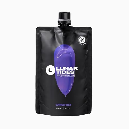Lunar Tides Semi-Permanent Hair Color (43 colors) (Orchid, 8 fl. oz.) Beauty & Personal Care Lunar Tides