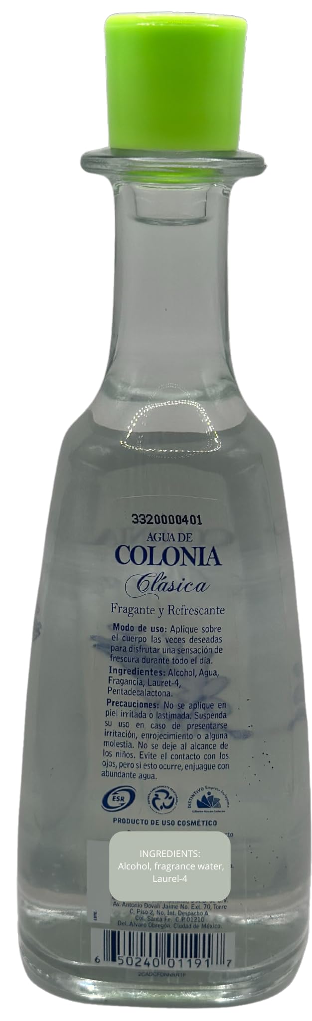 2 X Sanborns Agua De Colonia Clasica Flor De Naranja Unisex 202ml Each Glass Bottle Beauty & Personal Care Sanborns