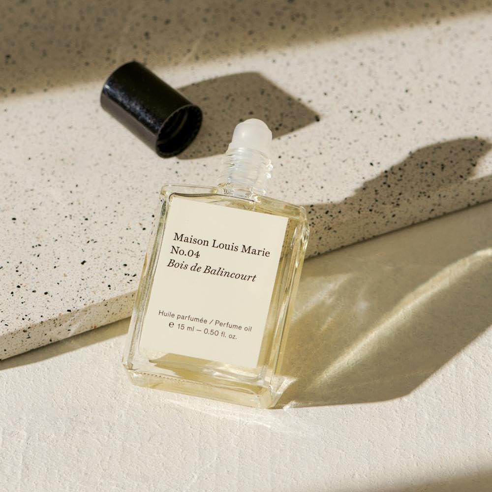 Maison Louis Marie - No.04 Bois de Balincourt Natural Roll-On Perfume Oil | Luxury Clean Beauty + Non-Toxic Fragrance (0.5 fl oz | 15 ml) Beauty & Personal Care Maison Louis Marie