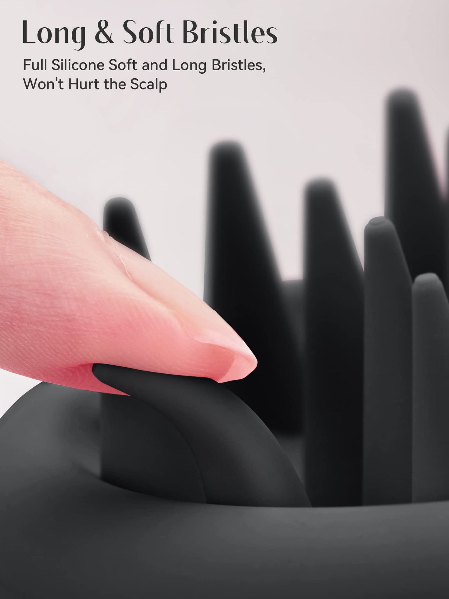HEETA Scalp Massager Hair Growth, Scalp Scrubber with Soft Bristles, Integrated Silicone Design, Exfoliator for Dandruff Removal & Relaxation, Shampoo Beauty and Personal Care HEETA