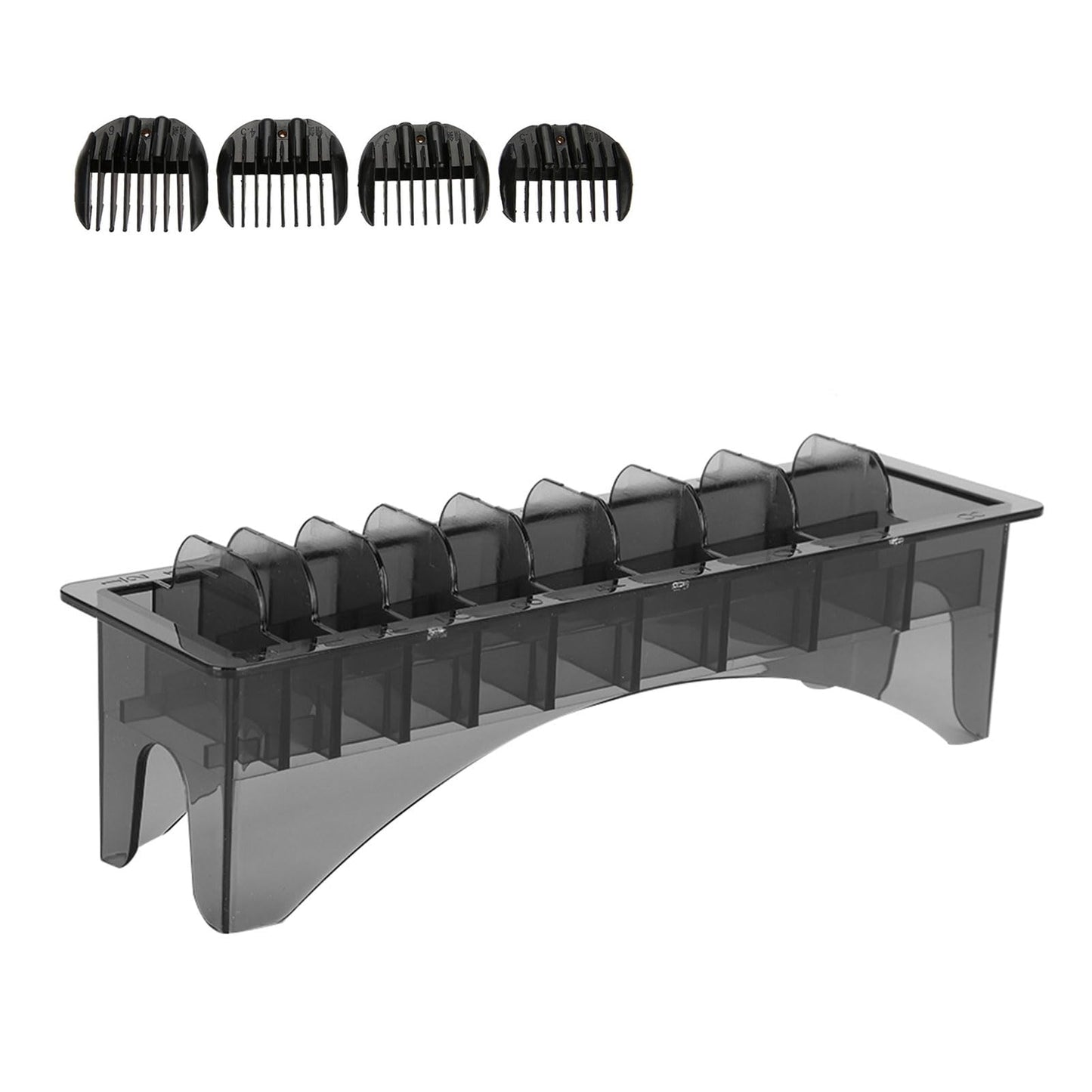 10 Slot Clipper Comb Holder, Plastic Storage Case Organizer for Electric Clippers,Black for Barbershop Salon Professionals" Beauty and Personal Care Brrnoo