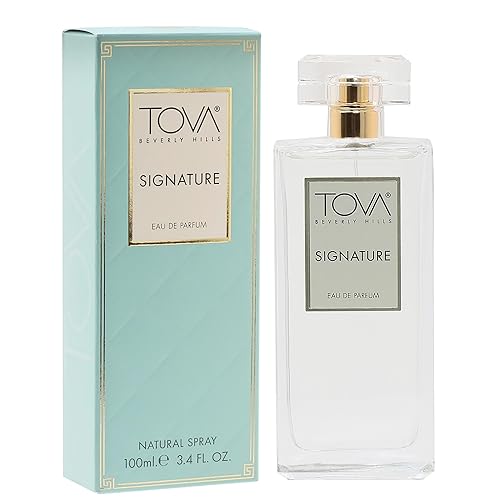 Tova Signature Eau de Parfum - Classic Bergamot Jasmine Lavender Perfume for Women - Timeless Scent - USA-Made & Cruelty-Free - 3.4 fl oz Beauty & Personal Care Tova