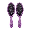 Wet Brush Detangling Hair Brush - Purple - 2 Pack Detangler - Comb for Women, Men & Kids - Wet or Dry - Removes Knots and Tangles, Best for Natural Beauty & Personal Care Wet Brush