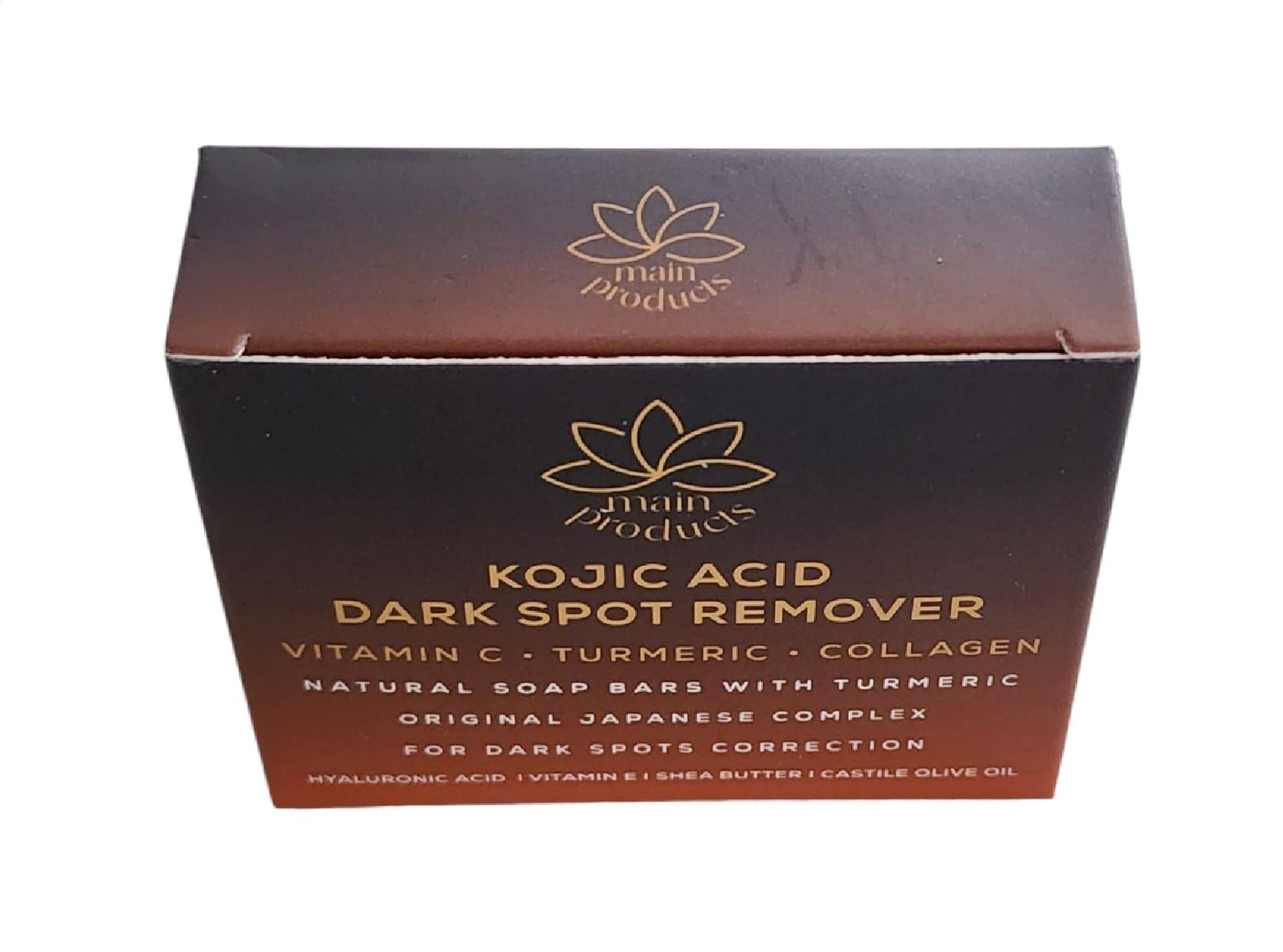 Main Products Kojic Acid Dark Spot Remover Soap Bars with Vitamin C, Retinol, Collagen, Turmeric - Original Japanese Complex Infused with Hyaluronic Beauty & Personal Care Main Products