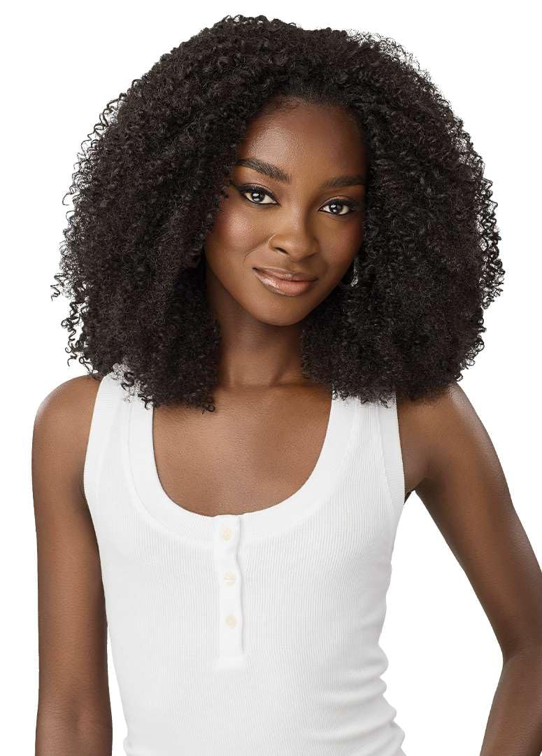 Outre Quick Weave Synthetic Half Wig - Sela (DR2/VANILLA COCOA)