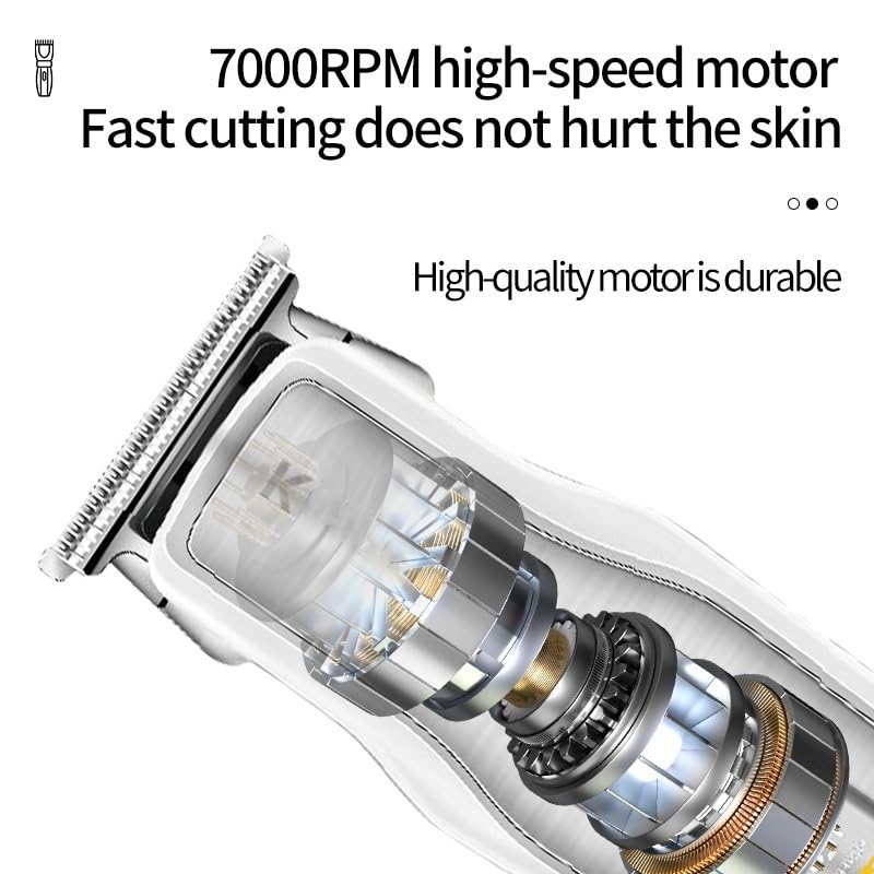 QDKVTNDJZ Hair Clippers for Men, Electric for Hairdressing Household Trimming Haircut Machine T Blade Charging Cordless Trimmer Beauty and Personal Care QDKVTNDJZ