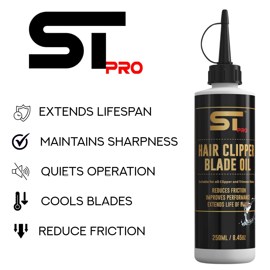 Supreme Trimmer Premium Hair Clipper Blade Lubricating Oil - 250ML Anti-Rust Barber Clipper Oil for Blades, Hair Trimmer - STO925 Beauty and Personal Care Supreme Trimmer