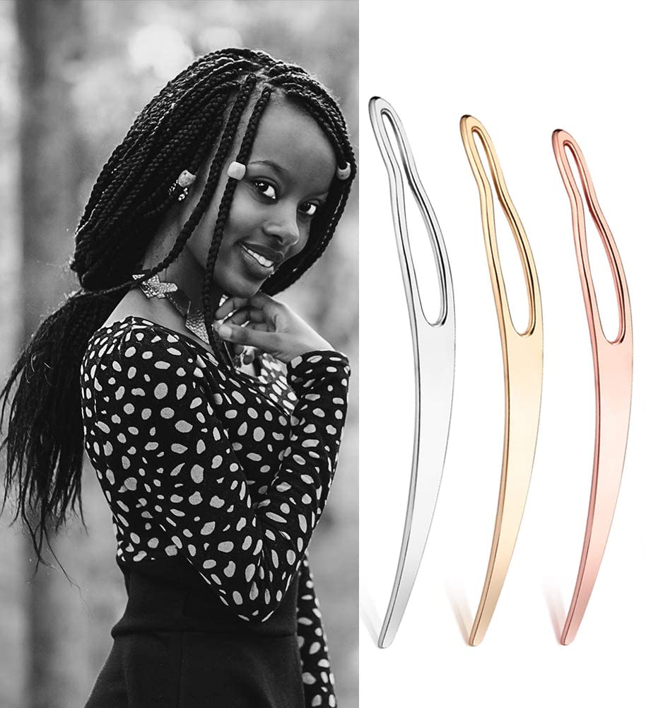 FFNIU 3Pcs Dreadlocks Tools, Interlocking Tools for Locs, Sisterlock and Dreadlocks Starter Tightening Accessories for Dreads. Easy Locking Needle Beauty & Personal Care FFNIU