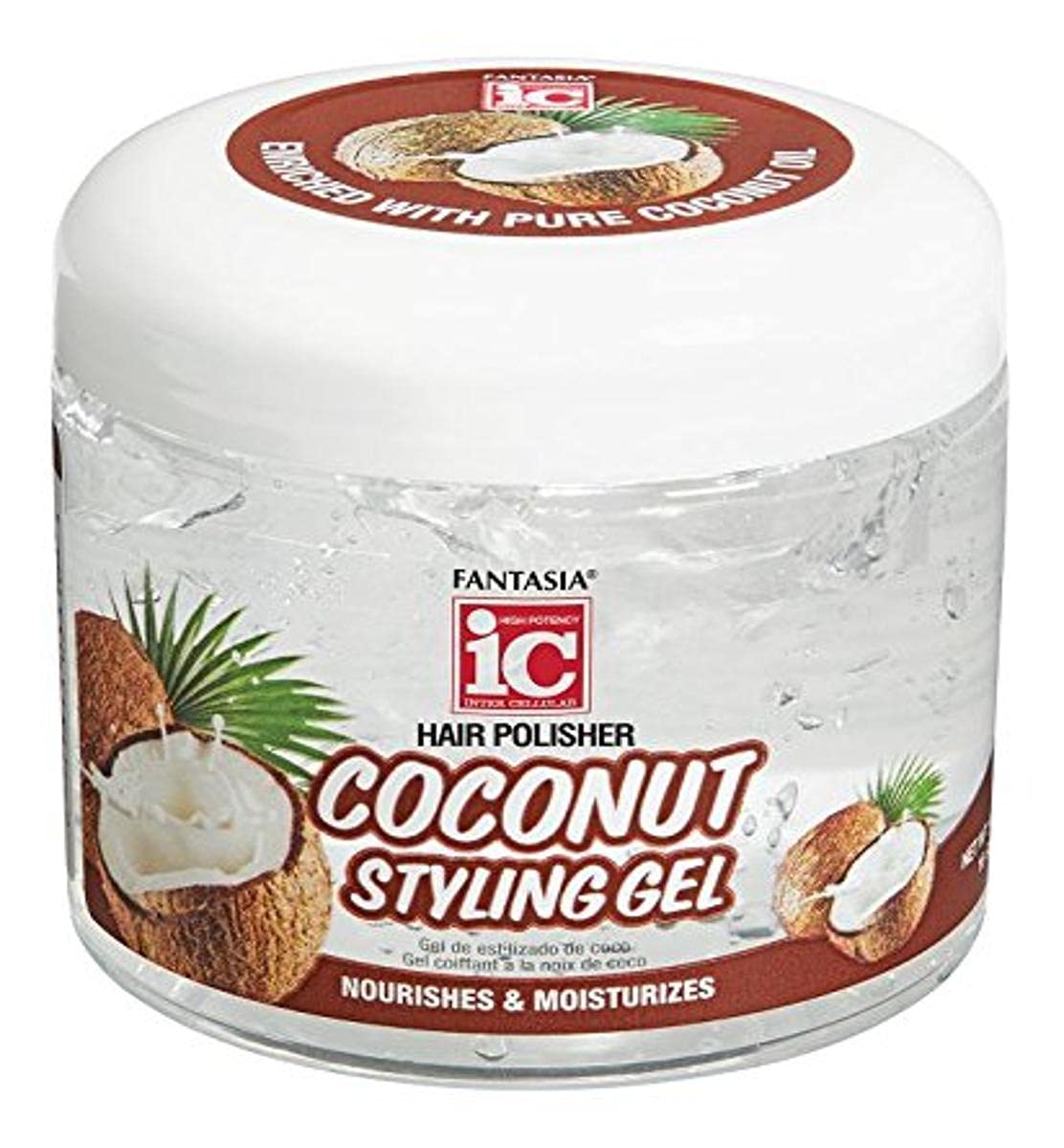 Fantasia Gel Coconut Styling Gel, 16 Ounce (IC3310) Beauty & Personal Care Fantasia