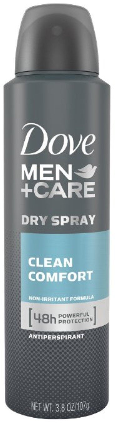 Dove Men + Care Antiperspirant Dry Spray Clean Comfort, 3.8 Oz Beauty and Personal Care Dove