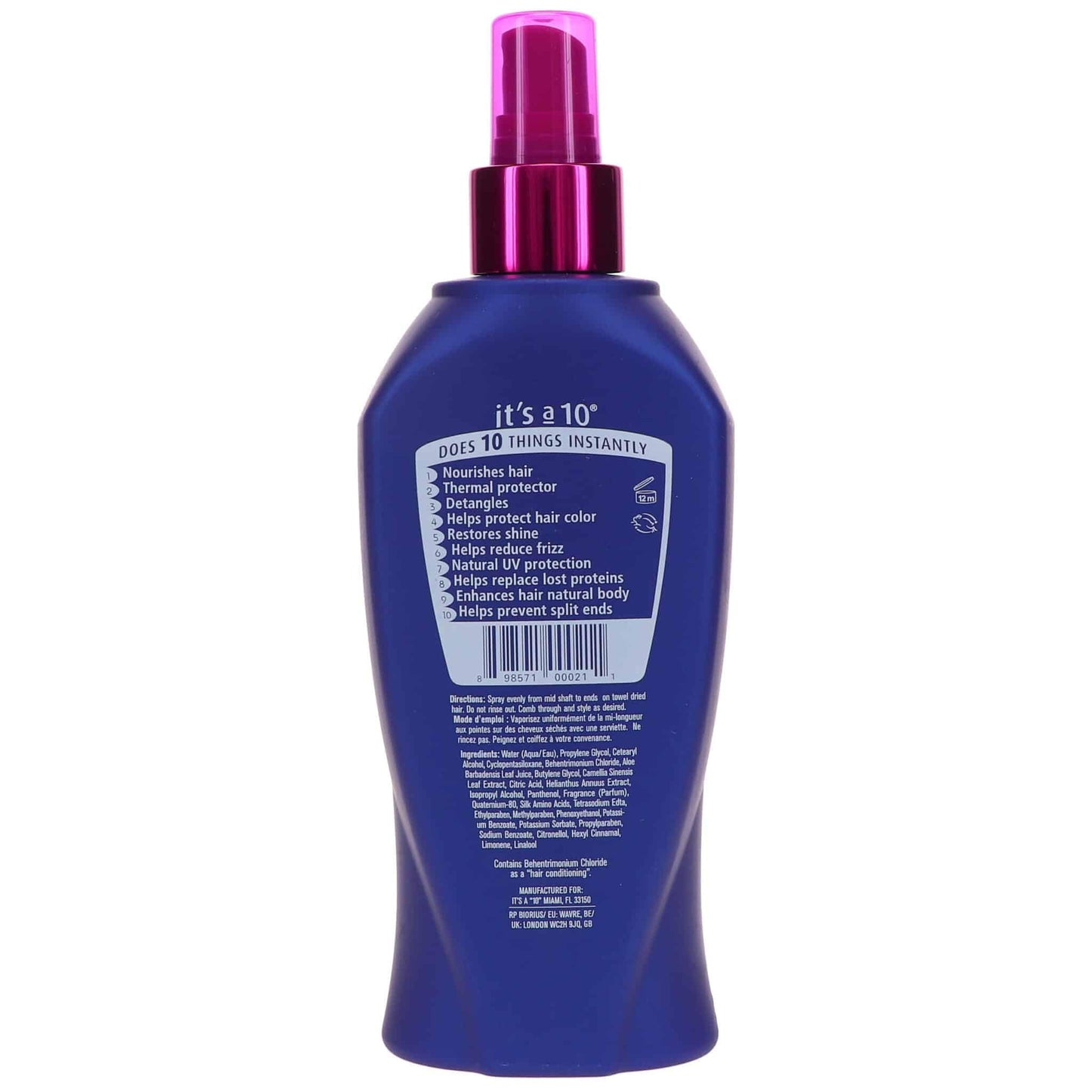 It's a 10 Haircare Miracle Leave-In product, 10 fl. oz. Beauty & Personal Care It's a 10 Haircare