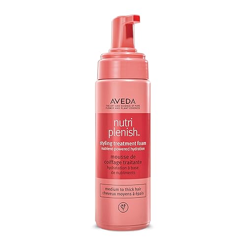 Aveda Nutriplenish Styling Treatment Foam | Soft Hold Styling Foam for Medium to Thick Hair | Hydrates and Nourishes | 94% Naturally Derived*, 6.7 Fl Beauty & Personal Care Aveda