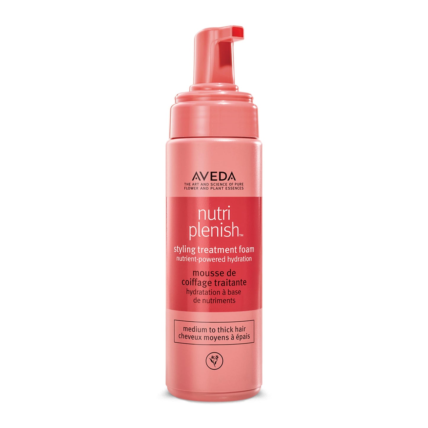 Aveda Nutriplenish Styling Treatment Foam | Soft Hold Styling Foam for Medium to Thick Hair | Hydrates and Nourishes | 94% Naturally Derived*, 6.7 Fl Beauty & Personal Care Aveda