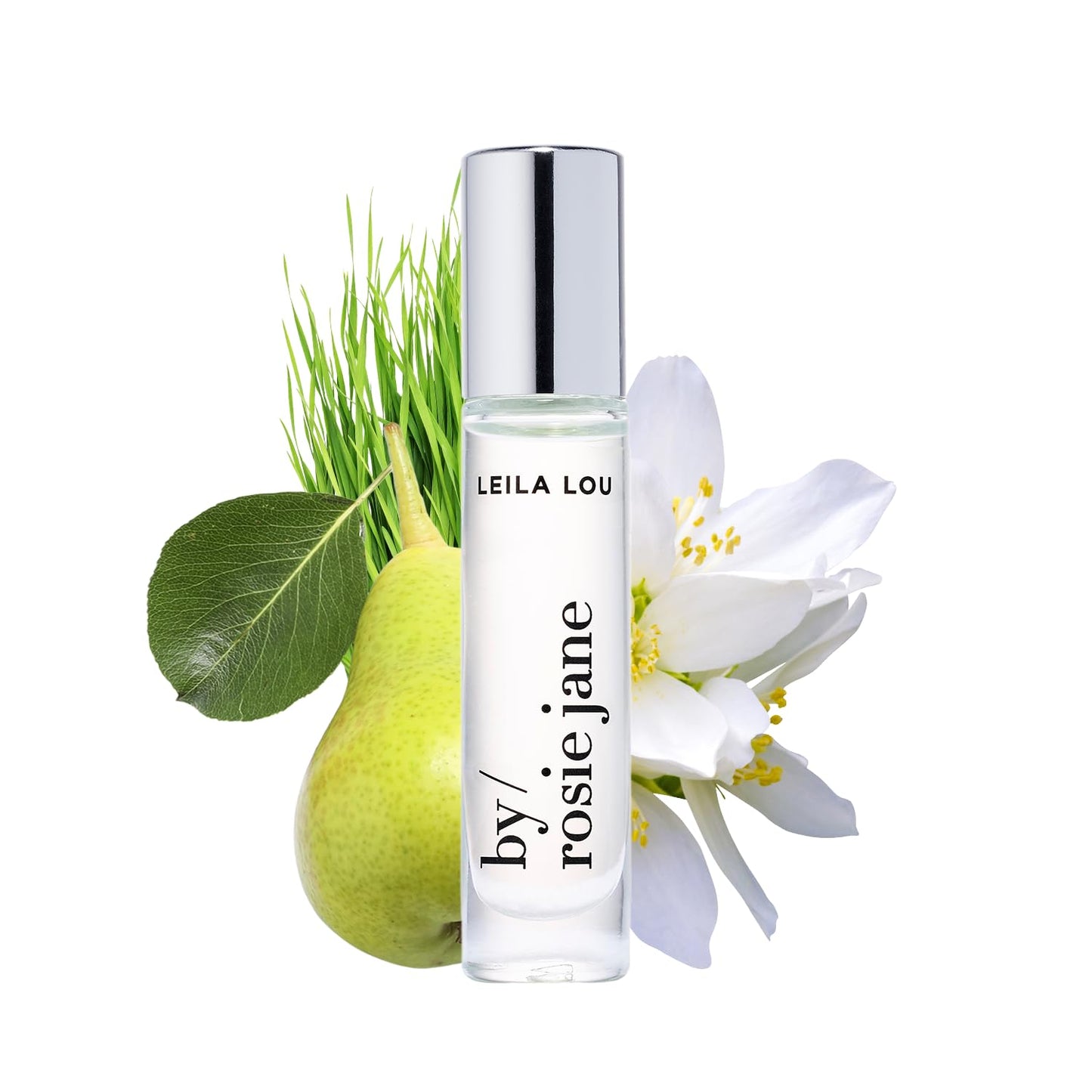 By Rosie Jane Perfume Oil (Leila Lou) - Travel Size Roll On Perfume with Notes of Juicy Pear, Sweet Jasmine & Tangerine Skin - Paraben, Sulfate Beauty & Personal Care By Rosie Jane
