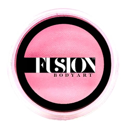 Fusion Body Art Pro Face Paint | Pearl Princess Pink (25gm), Professional Quality Water Activated Shimmery Face & Body Paint Supplies Single Metallic Beauty & Personal Care FUSION BODY ART
