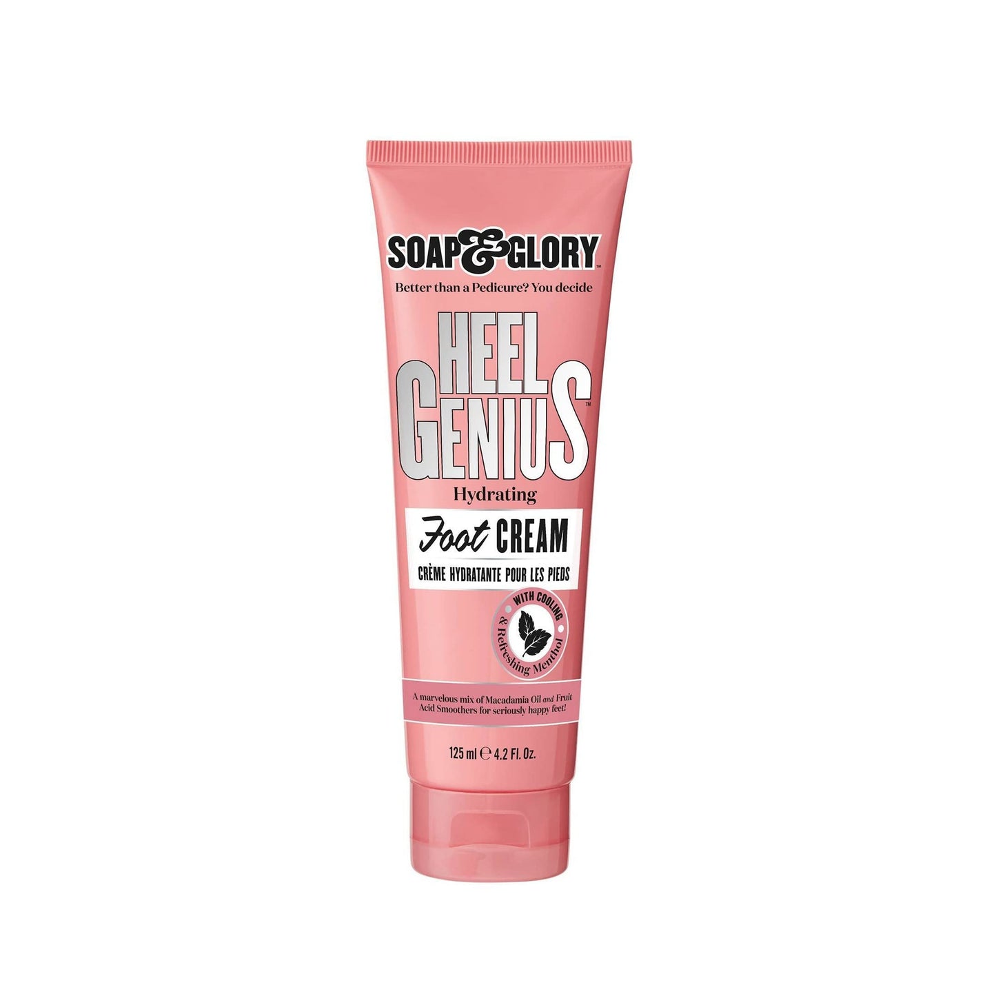 Soap & Glory Moisturizing Foot Cream for Dry, Cracked Feet & Heels - AHA Foot Exfoliator for Dry, Rough Heels - Hydrating Heel Cream for Overnight Beauty and Personal Care Soap & Glory