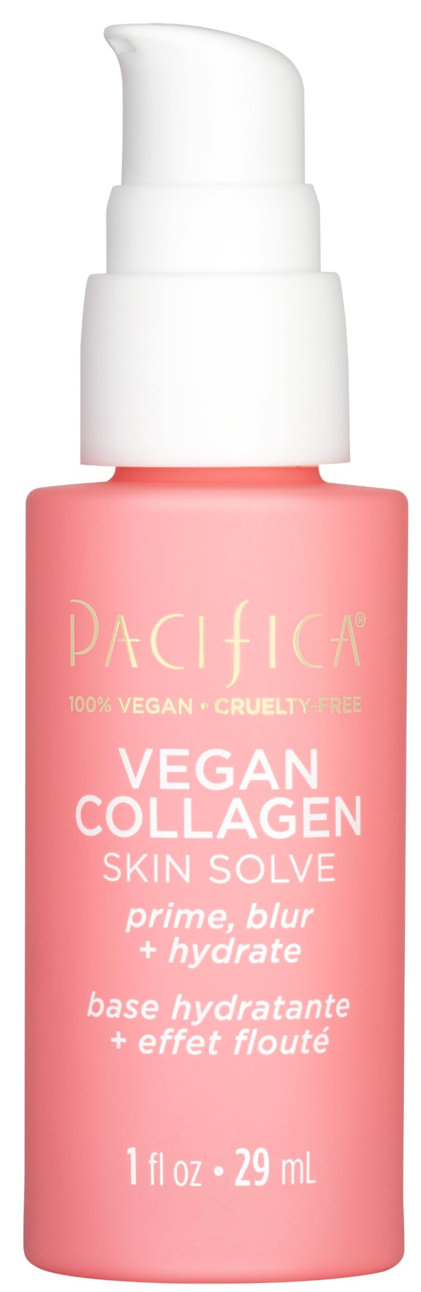 Pacifica Vegan Collagen Skin Solve Primer - 3-in-1 Face Primer that Primes, Blurs & Hydrates, Skincare-Infused Formula with Collagen Peptides Beauty & Personal Care Pacifica
