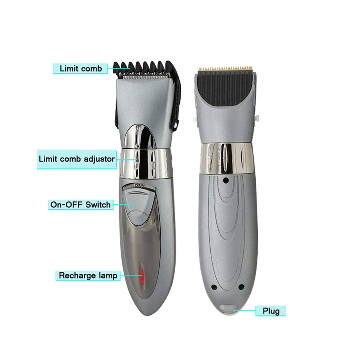 ZUIAI Washable Electric Hair Trimmer Rechargeable Men Hair Clipper Shave Styling Tools Adjustable Children Beauty and Personal Care ZUIAI