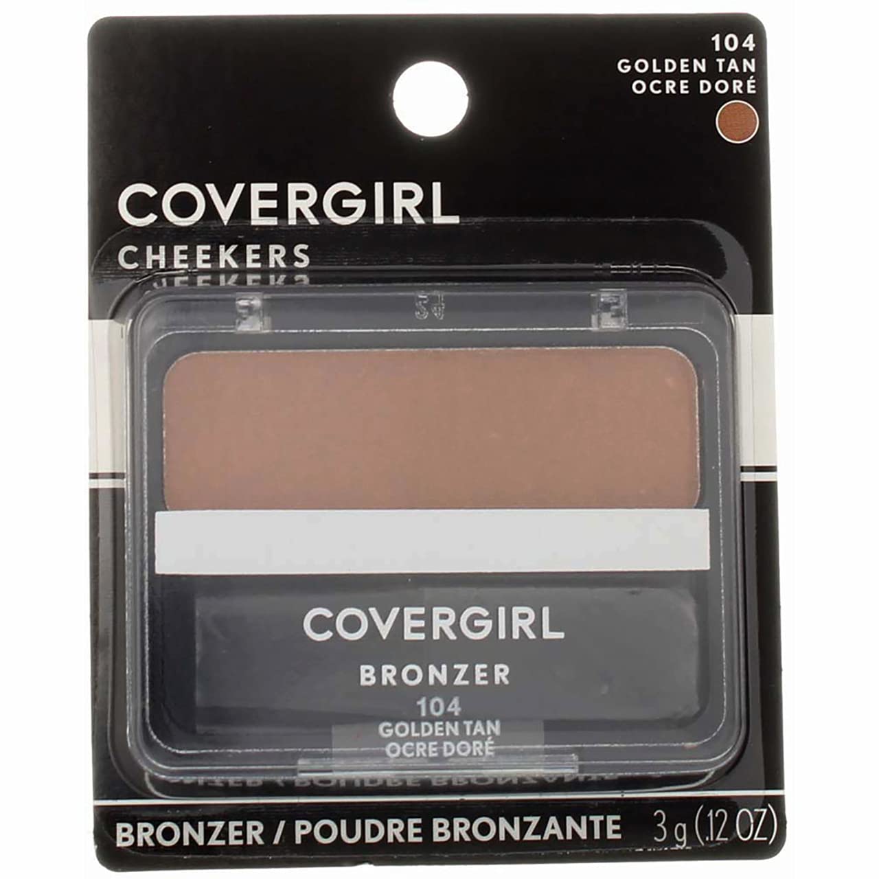 Cover Girl cheekers Bronzer 104 Golden Tan .12 oz Beauty & Personal Care COVERGIRL