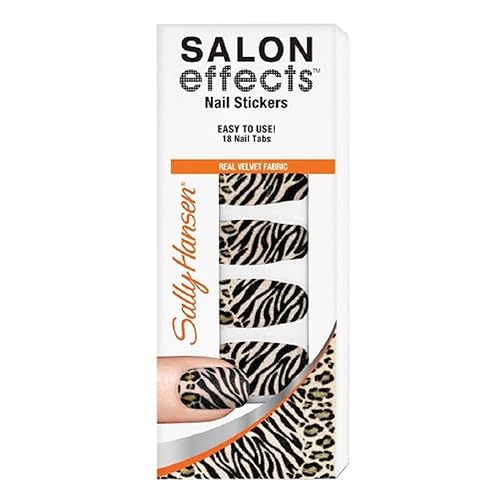 Sally Hansen Salon Effects Couture Nail Stickers, Faux Real, 18 Count Beauty & Personal Care Sally Hansen