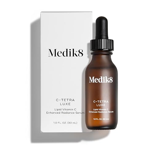 Medik8 C-Tetra Luxe - Balancing Vitamin C Serum For Face - Smooths Fine Lines and Wrinkles - Face Serum with Squalane - Vegan and Gluten Free - 1.0 oz Beauty & Personal Care Medik8