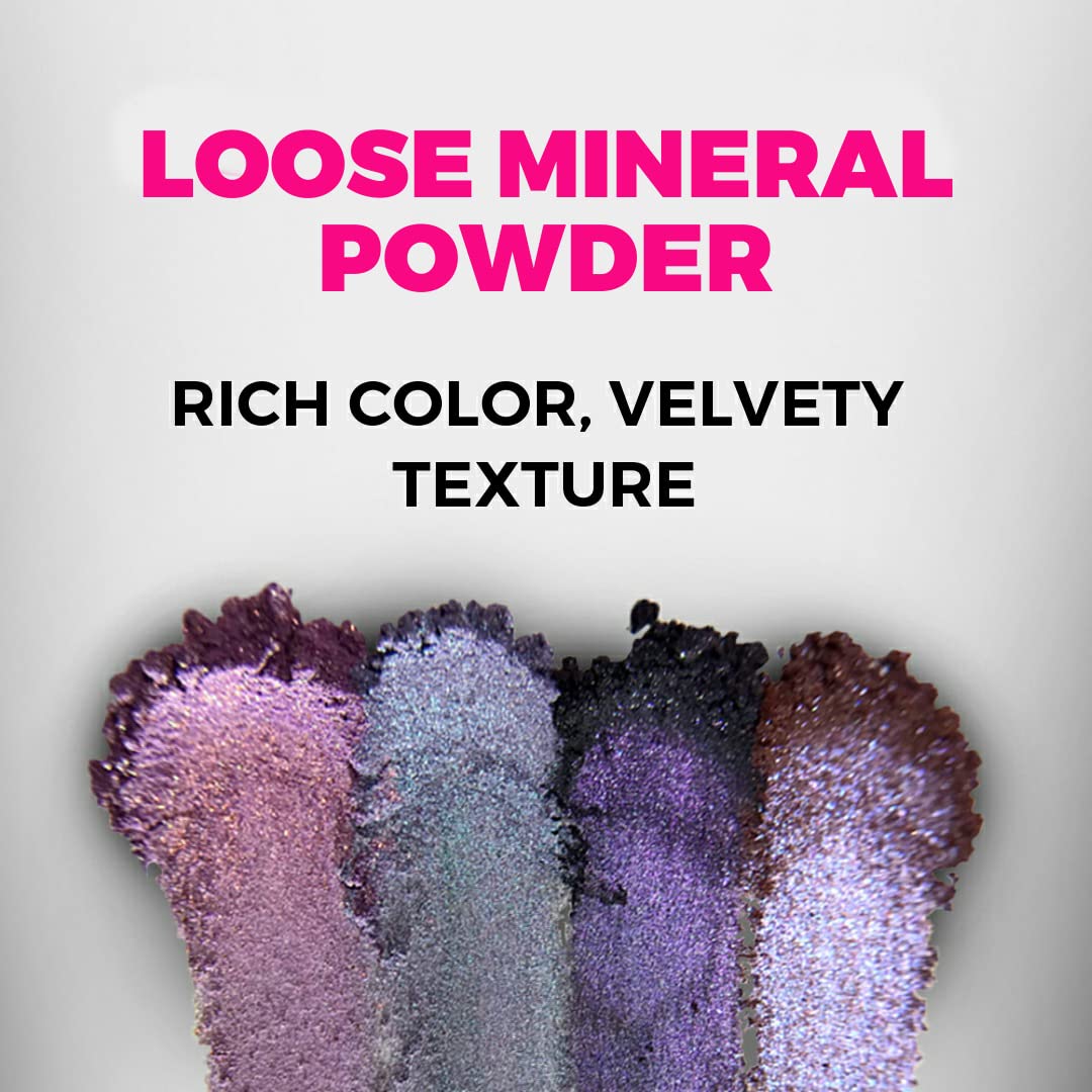 Concrete Minerals Eyeshadow, Longer-Lasting With No Creasing, 100% Vegan and Cruelty Free, Loose Mineral Powder, Handmade in USA (Black Magic) Beauty & Personal Care Concrete Minerals