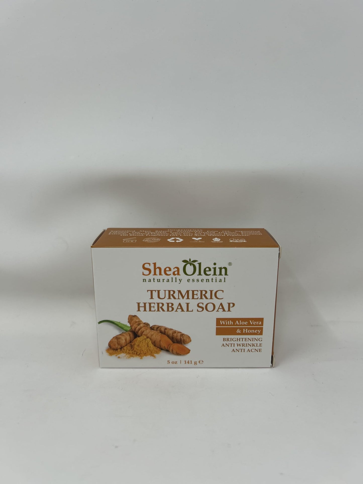 SheaOlein naturally essential TUMERIC HERBAL SOAP with Aloe Vera And Honey 5 Oz Bar 6 Count Beauty & Personal Care SheaOlein Naturally Essential