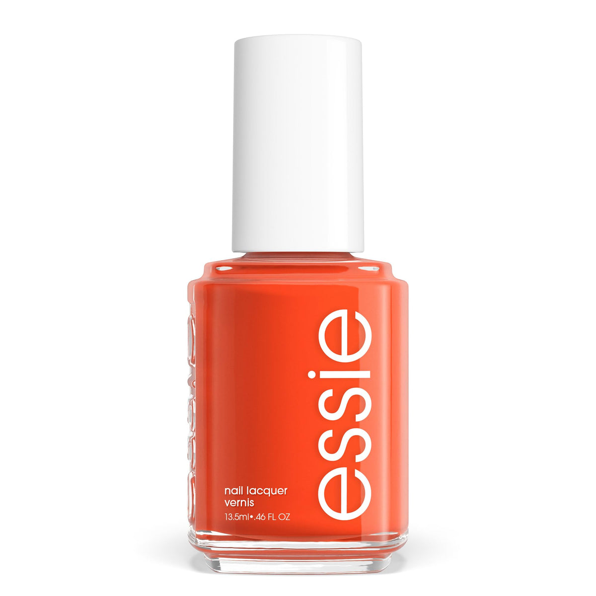 essie Nail Polish, Summer 2020 Sunny Business Collection, Vibrant Tangerine Nail Color With A Cream Finish, any-fin goes, 0.46 Fl Ounce