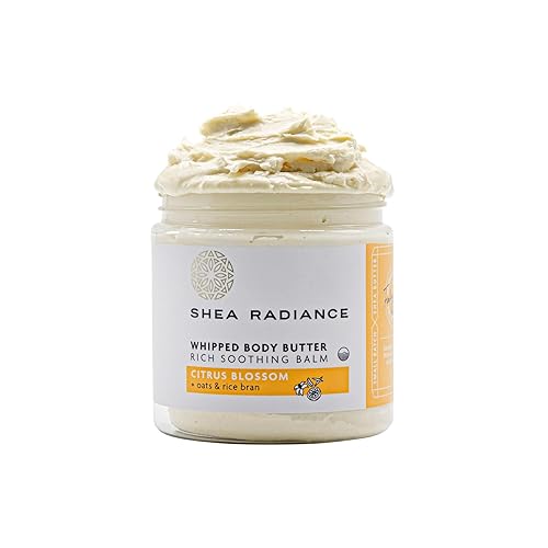 Shea Radiance P.U.R.E. Whipped Shea Butter with Colloidal Oatmeal - Whipped Body Butter Blended with Skin Soothing Oatmeal & Moisturizing Rice Bran Beauty & Personal Care Shea Radiance
