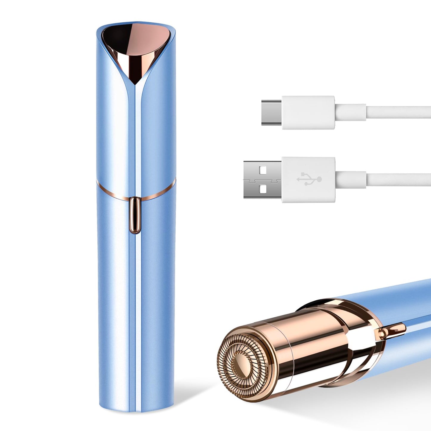 Facial Hair Remover for Women- as Seen on TV Painless Face Shaver -Mini Hair Remover, Electric Razor Shaver Portable Bikini Epilator for Lips, Chin Beauty and Personal Care claities