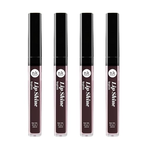 NICKA K NEW YORK Lip Shine, Cosmetics, vibrant colors, bright colors, shining lips, lip shine, long lasting (AMZ244) Beauty & Personal Care NICKA K NEW YORK
