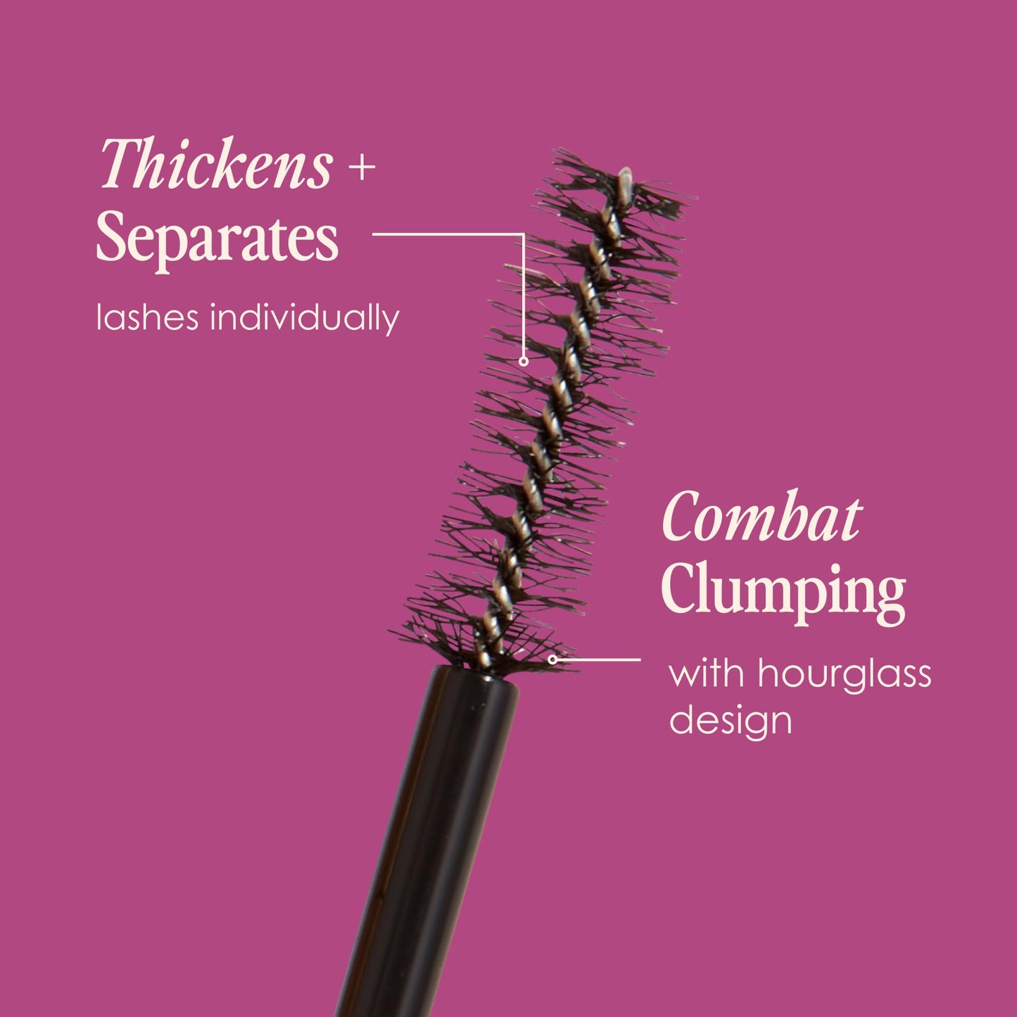 Grande Cosmetics GrandeDRAMA Intense Thickening Black Mascara with Castor Oil, Volumizing, Conditioning, Buildable formula (0.32 oz) Beauty & Personal Care Grande Cosmetics