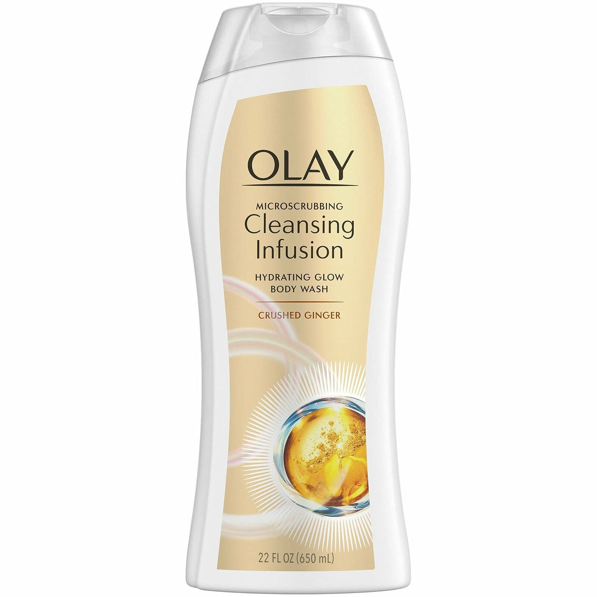 Olay Microscrubbing Cleansing Infusion Body Wash, Crushed Ginger, 22 oz Beauty & Personal Care Olay