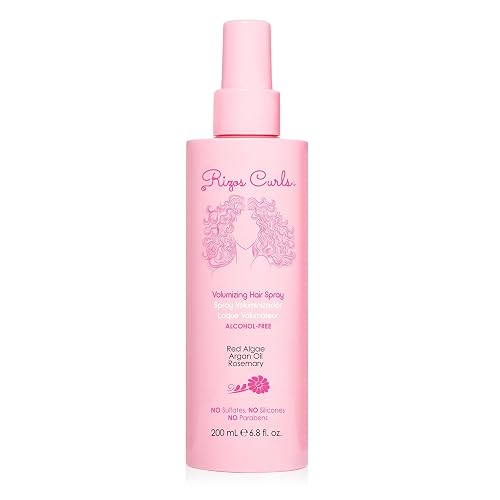 Rizos Curls Alcohol-Free Curl Hair Spray - Flexible Hold, Volume & Frizz Control - Adds Shine & Bounce for All Hair Types Wavy, Curly, Coily 1a-4c Beauty & Personal Care Rizos Curls