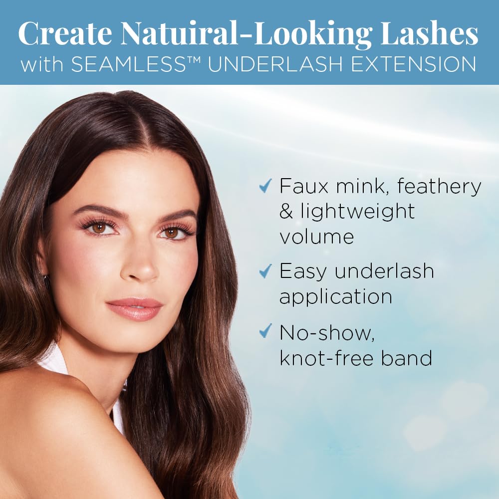 Ardell Seamless Underlash Extensions Refill - Faux Mink Undies, Customizable Individual Lash Clusters, Natural Looking Lashes, DIY Cluster Eyelash