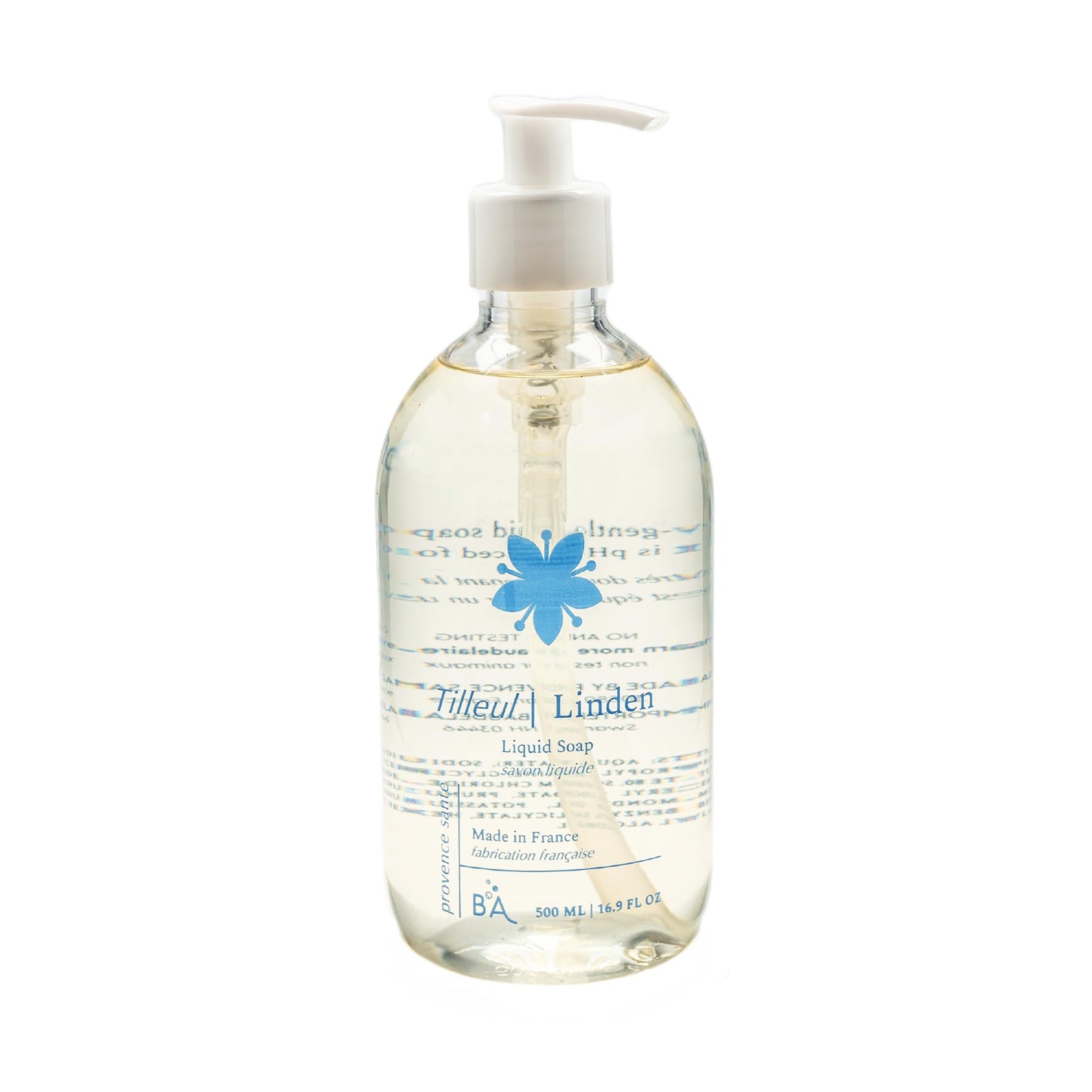 Provence Sante Natural Liquid Soap - Moisturizing Almond Oil Hand Soap with Fresh Linden Blossom Scent - Elegant Pump Dispenser for Kitchen & Bath Beauty & Personal Care Provence Sante