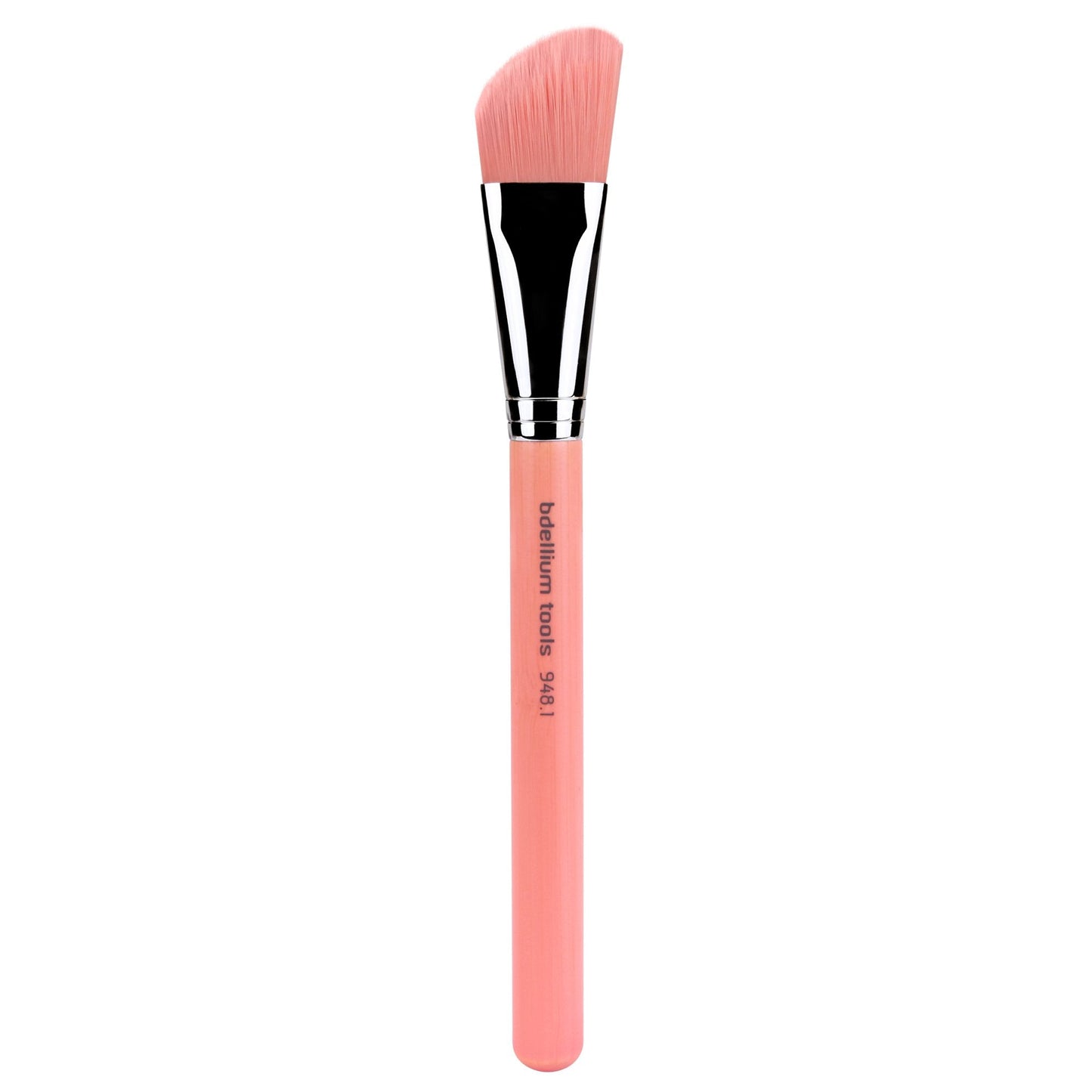 Bdellium Tools Professional Makeup Brush - Pink Bambu Series 948.1 Slanted Foundation - With Soft Synthetic Fibers, For Foundation (Pink, 1pc) Beauty & Personal Care BDELLIUM TOOLS