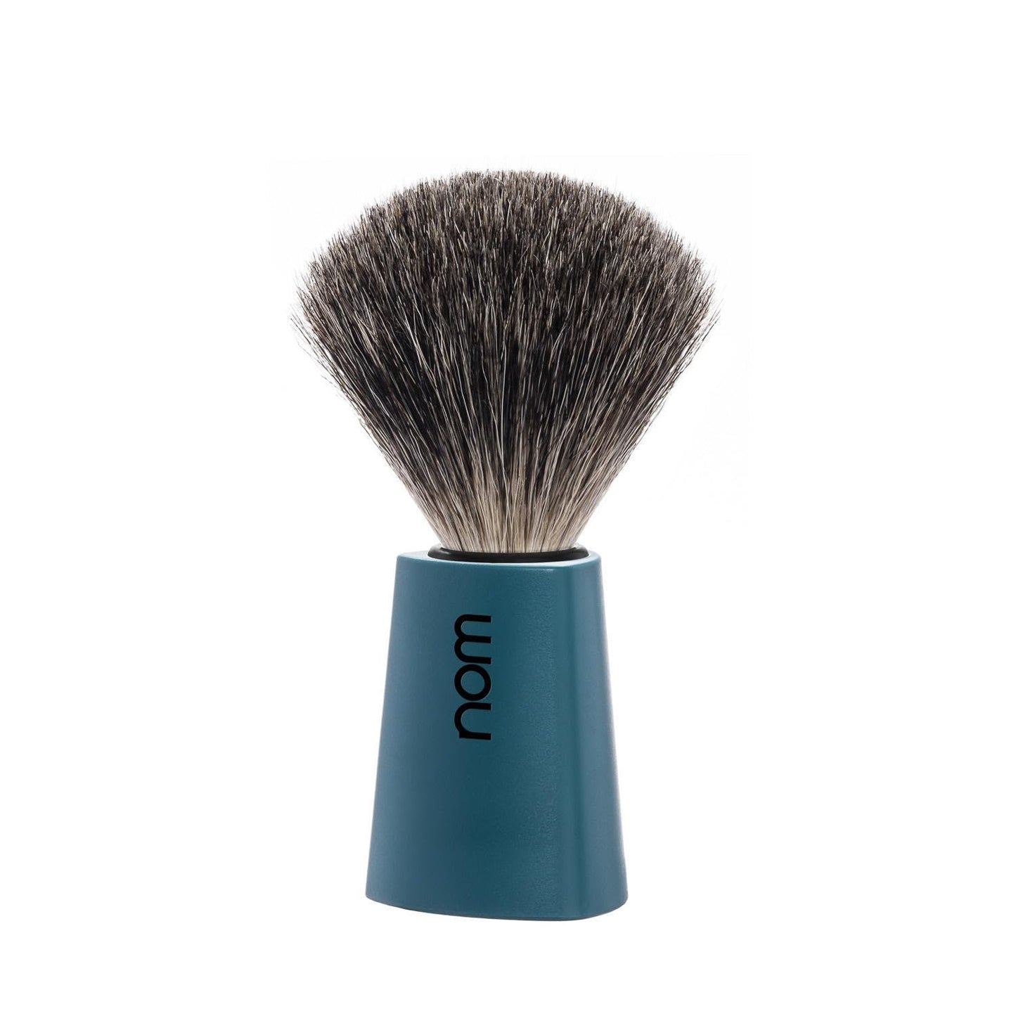 NOM Carl Shaving Brush - Pure Badger Shave Brush for Shaving soaps and creams - Exfoliating Shaving Brush - Petrol handle Beauty and Personal Care MÜHLE