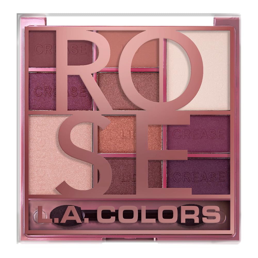 L.A. COLORS Color Block Eyeshadow, Rose CES136 Beauty & Personal Care L.A. COLORS