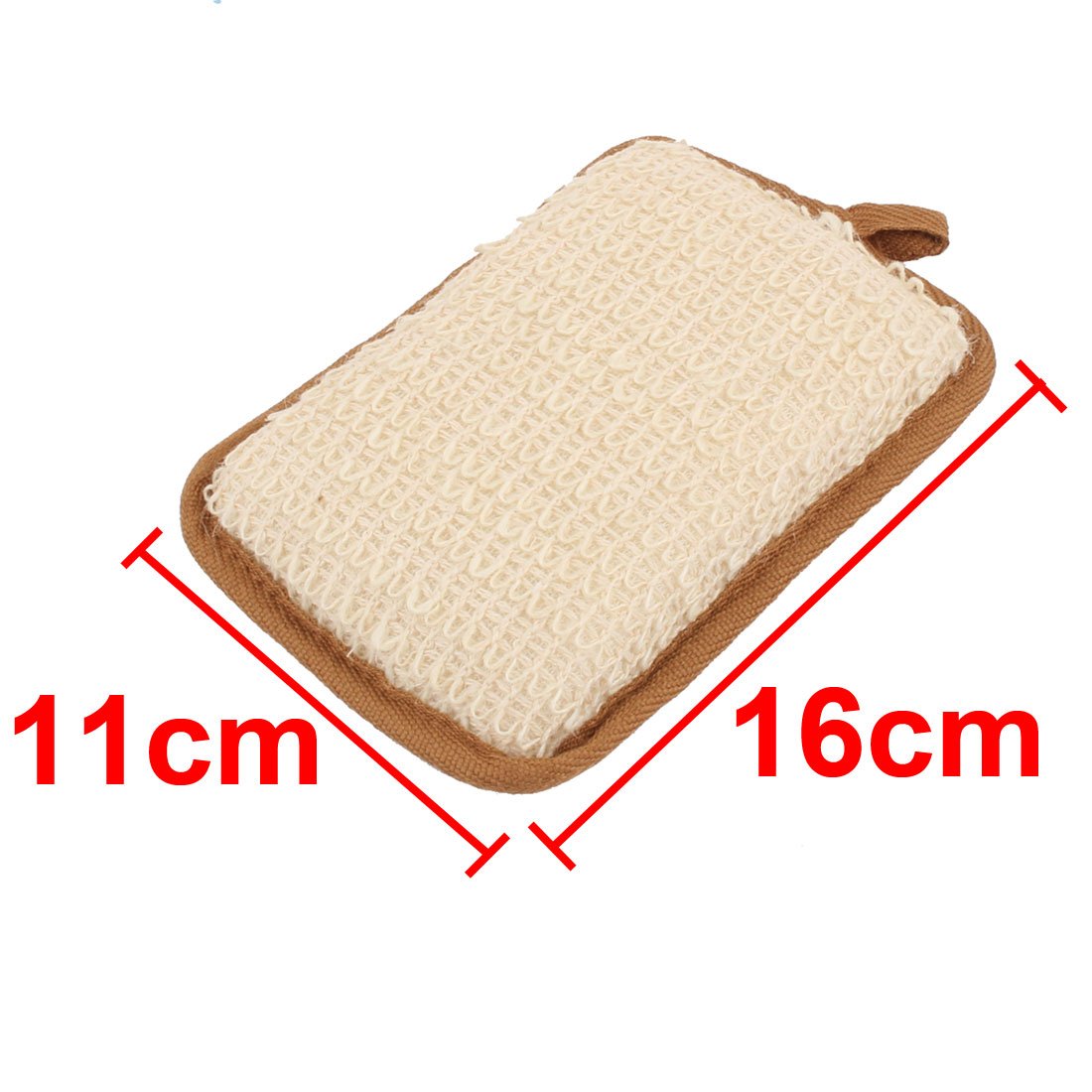 Ruilogod Sponge Home Rectangle Body Cleaning Washing Scrubber Bathing Shower Pad Pouf (id: eb1 c41 449 9e3 0d1 Beauty and Personal Care Ruilogod