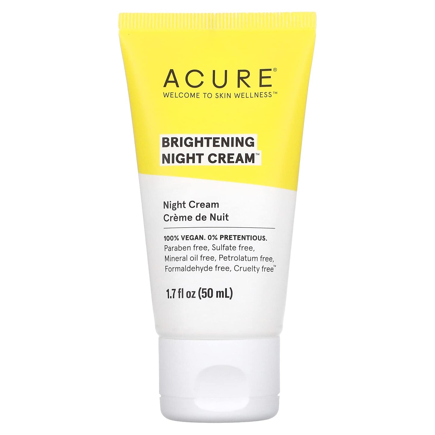 Acure Brightening Night Cream, 1.7 fl oz (50 ml) (Pack of 2) Beauty & Personal Care Acure