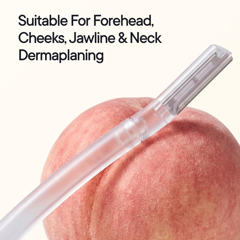 CAVEEM Dermaplane Razor for Women, Dermaplaning Tool - Face Razors for Women and Men, Eyebrow Trimmer and Facial Hair Removal Shaver, Gentle Beauty and Personal Care CAVEEM