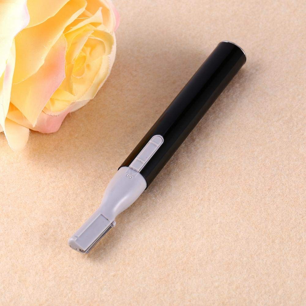 Electric Eyebrow Trimmer for Women 2 in 1 Facial Hair Remover with LED Light Painless Face Shaver Cordless Portable Rechargeable for Eyebrows Lip Chin Beauty and Personal Care TOPINCN