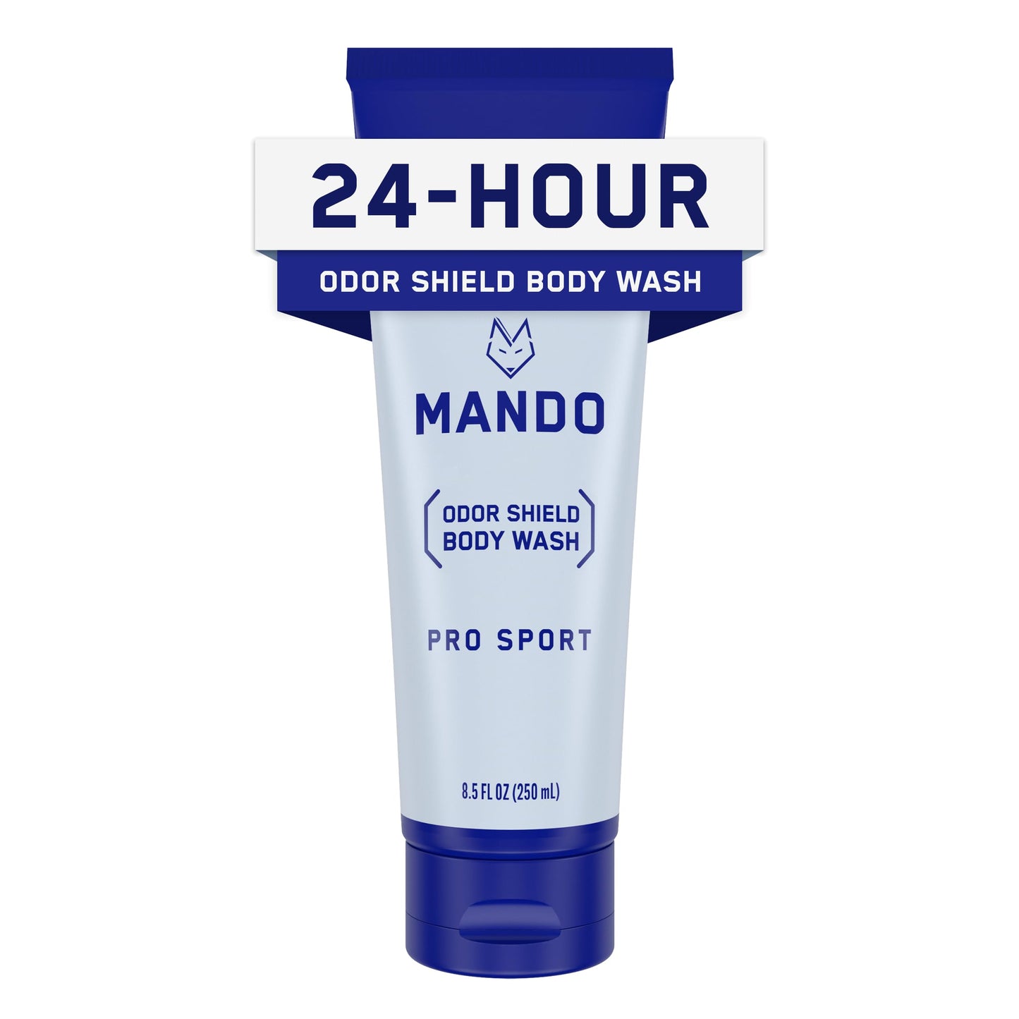 Mando Odor Shield Body Wash - 24 Hour Control - Removes Odor Better than Soap - SLS and Paraben Free, Skin Safe - 8.5 Ounce (Pro Sport) Beauty & Personal Care Mando